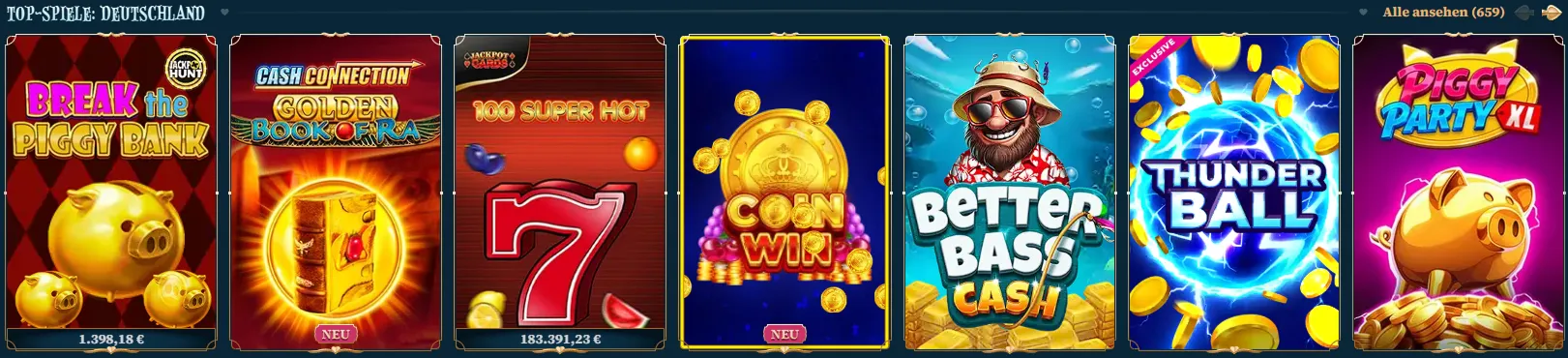Bonus Crab als Mini-Spiel-Komponente